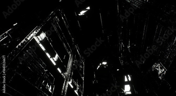 Fototapeta 倉庫　反射領域