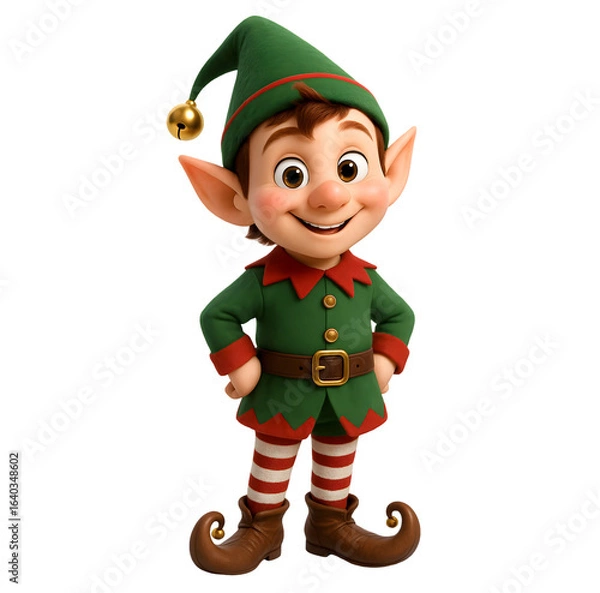 Obraz 3D Christmas Element for Holiday Composition
