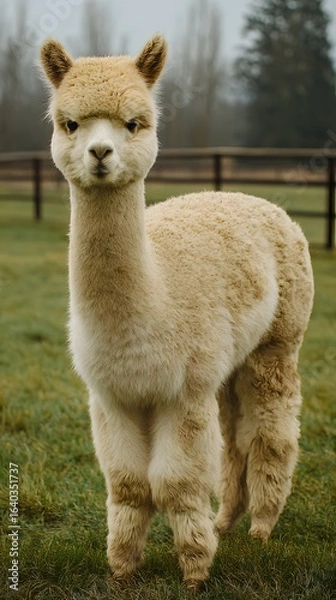 Obraz Alpaca with Soft Wool
