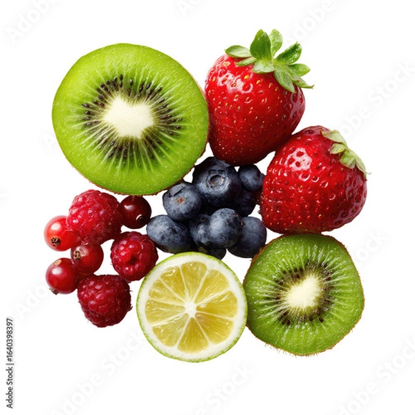 Fototapeta Assorted fresh fruit