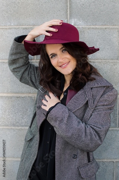 Obraz Girl with red hat