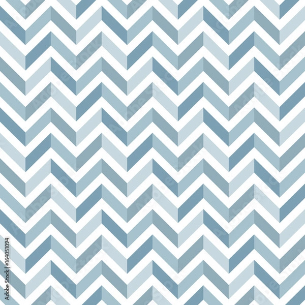 Fototapeta Seamless background in the geometric pattern  of blue colors. Vector illustration. Wallpaper, print packaging, textiles.