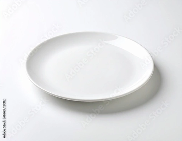 Obraz White Ceramic Plate