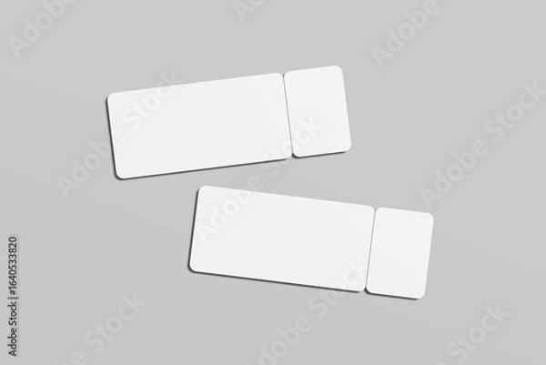 Obraz Ticket Blank Mockup