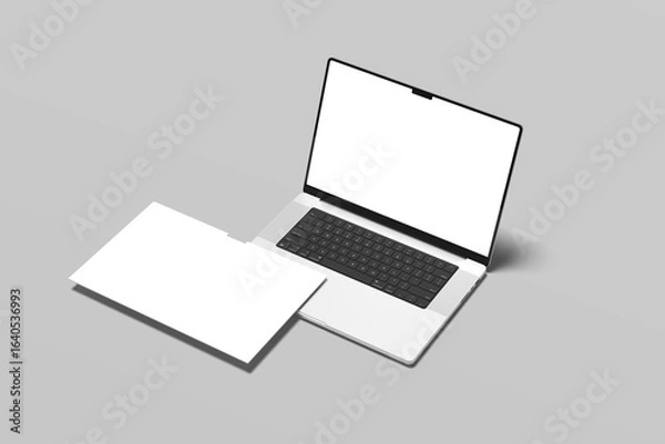 Obraz Laptop Screen Website Blank Mockup
