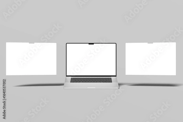 Obraz Laptop Screen Website Blank Mockup