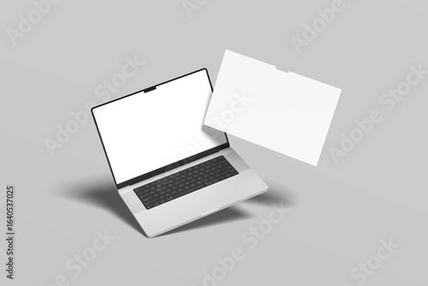 Obraz Laptop Screen Website Blank Mockup