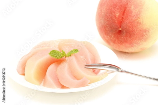 Obraz 桃のコンポート