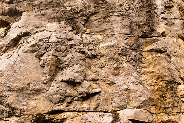 Fototapeta Stone cliffs in the mountains as a background