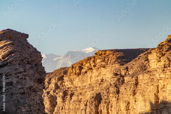 Obraz sunset over the mountains