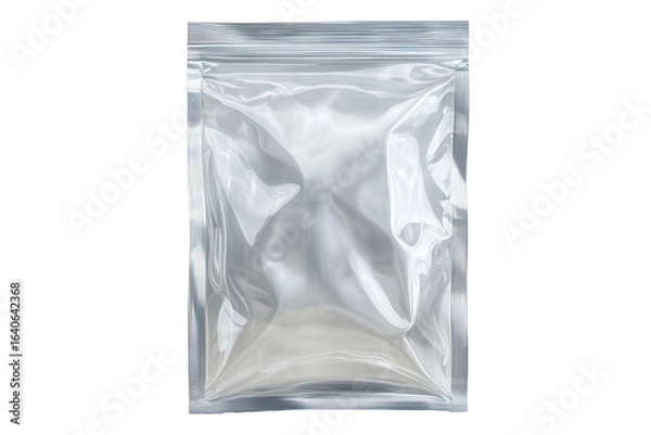 Obraz Transparent resealable plastic bag designed for storage and organization of various items, featuring a convenient zip closure mechanism for easy access and sealing