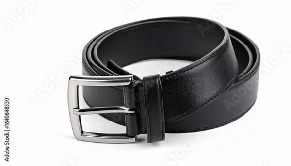 Fototapeta black leather belt