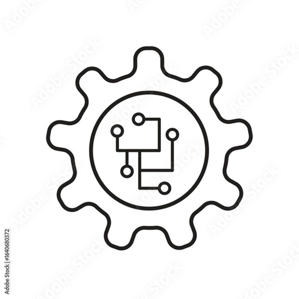 Fototapeta computer network concept