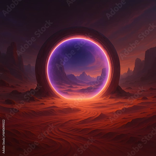 Fototapeta the earth in the desert