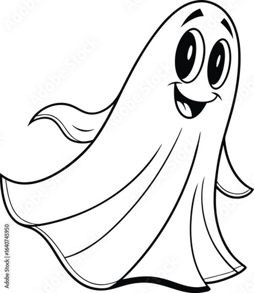 Obraz halloween ghost vector, halloween vector