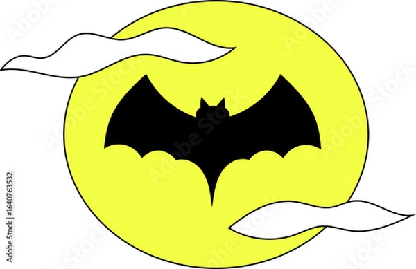 Obraz halloween bat