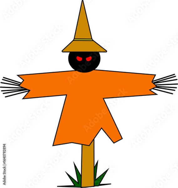 Obraz a scarecrow
