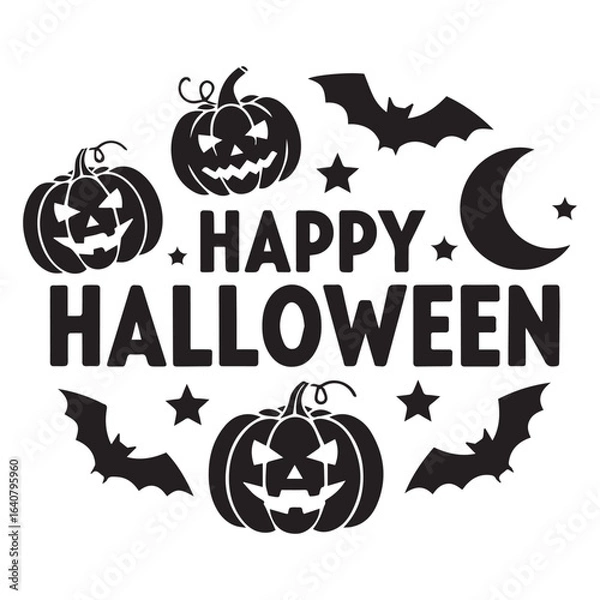 Fototapeta The Night When Spirits Roam Free: Capturing the Essence of Halloween in Every Frame