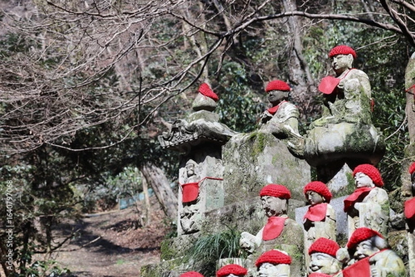 Fototapeta 見守り地蔵