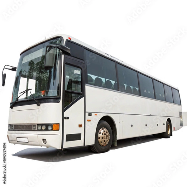 Obraz Bus set isolated on transparent background  
