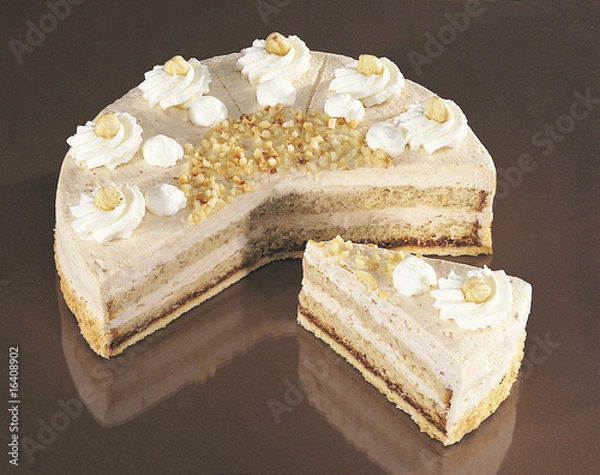 Obraz Haselnusstorte