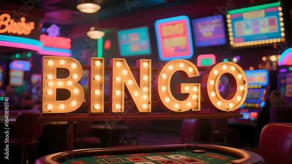 Obraz bingo background