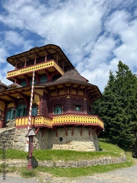 Fototapeta schronisko Pustevny, Czechy