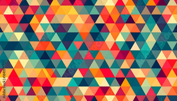 Obraz seamless geometric pattern