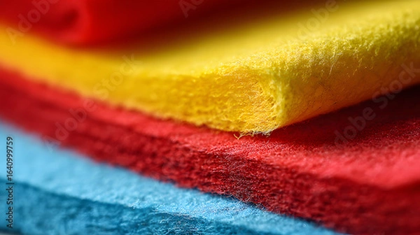 Obraz Close-up of Soft Fabric Texture in School-Supply Aisle
