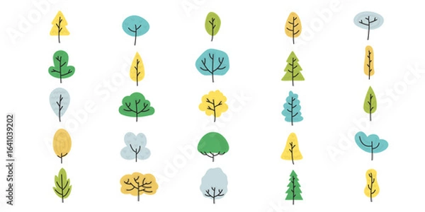 Fototapeta Simple Cute Tree