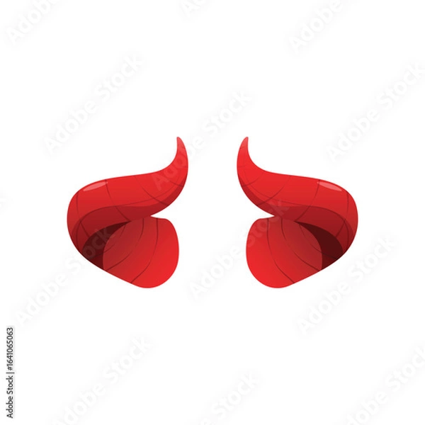 Fototapeta Fantasy Devil Horns for Creative Projects