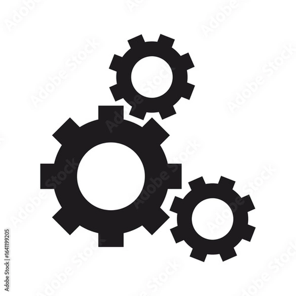 Fototapeta settings gear icon