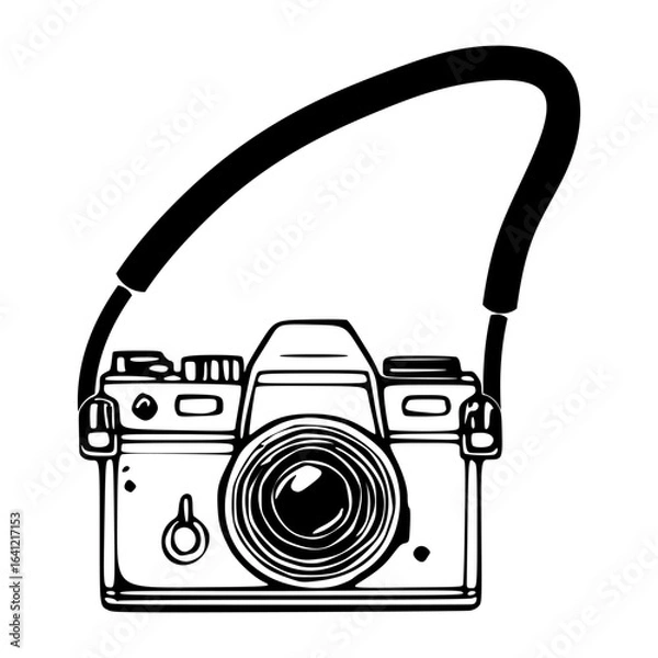 Obraz background ilustration camera photography