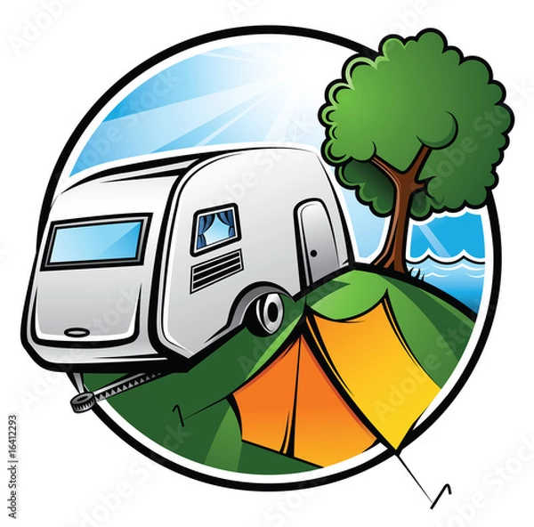 Obraz Obszar kempingowy