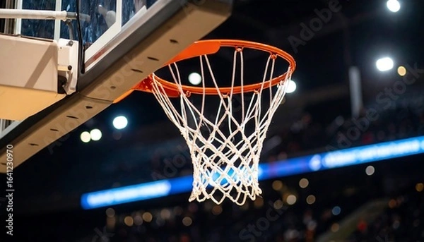 Obraz Basketball hoop in an arena