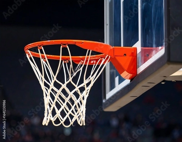 Obraz Basketball hoop close-up