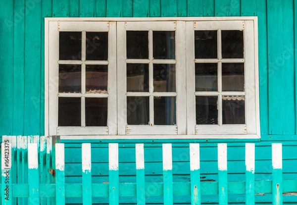 Obraz The house has white windows