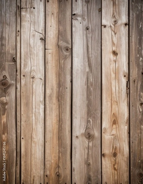 Fototapeta Weathered Wooden Planks Background with Rustic Texture and Natural Wood Grain Pattern