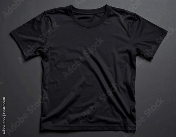 Obraz Blank black t-shirt