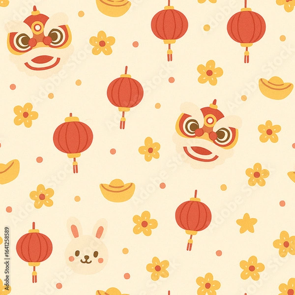 Fototapeta Chinese New Year Pattern