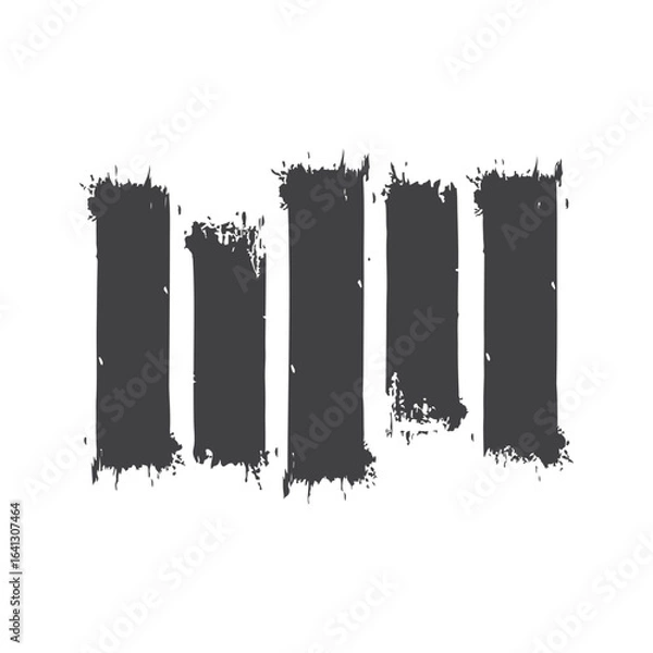 Fototapeta Abstract Vertical Strokes Lines Brush Strokes