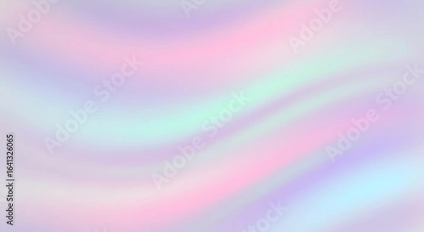 Obraz Ethereal Aurora Holographic Background, Pastel Iridescent Dreamy Texture 5