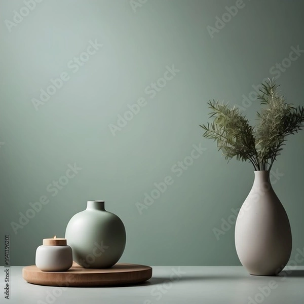 Obraz Stillness and Simplicity: A Minimalist Arrangement