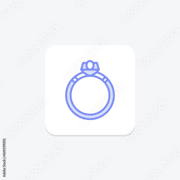 Obraz Turquoise Ring, vector, pixel perfect, illustrator file
