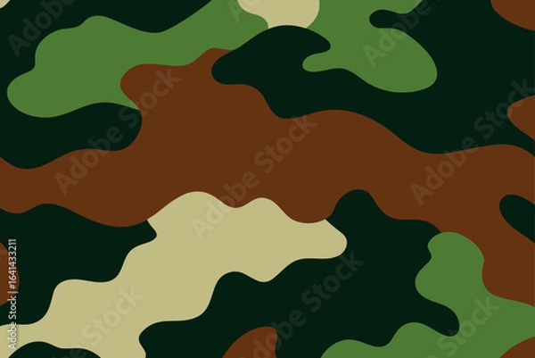 Fototapeta seamless pattern with camouflage