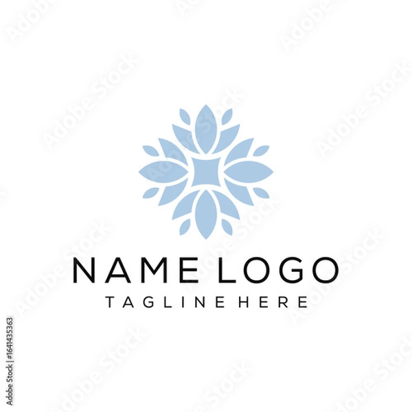 Obraz flower bloom pattern logo design inspiration