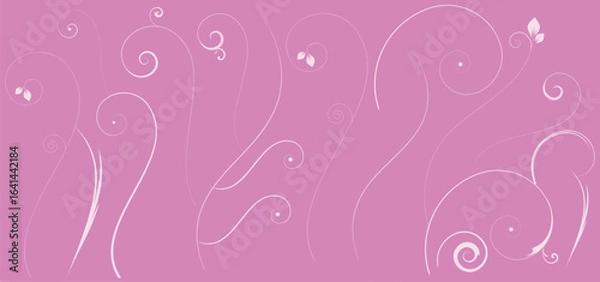 Obraz Floral Background Pattern for Elegant Designs