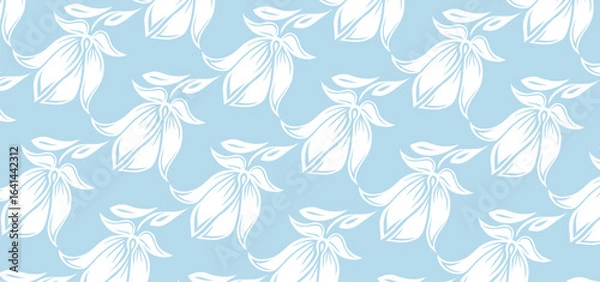 Obraz Floral Background Pattern for Elegant Designs