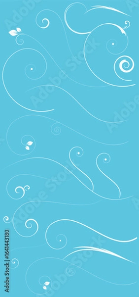 Obraz Floral Background Pattern for Elegant Designs