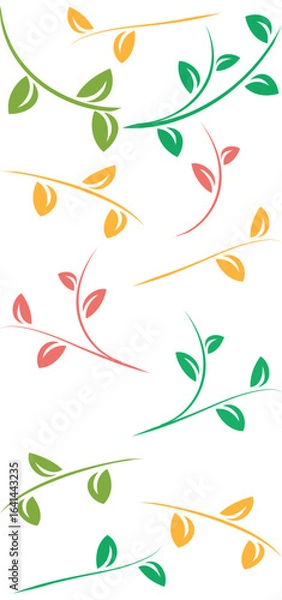 Obraz Floral Background Pattern for Elegant Designs